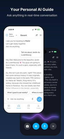 DocenTour – AI Travel Guide iPhone screenshot