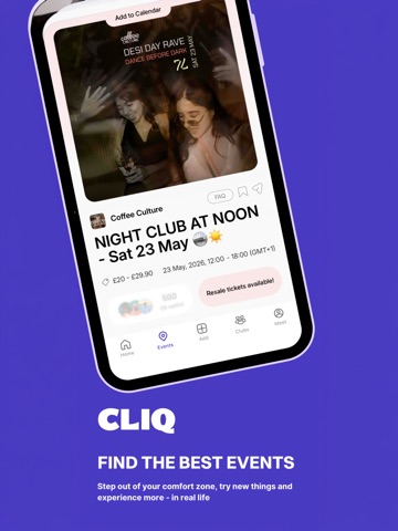 CLIQ - Meet People IRL iPad screenshot 2