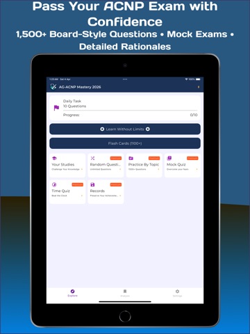 AG-ACNP Mastery 2026 iPad screenshot