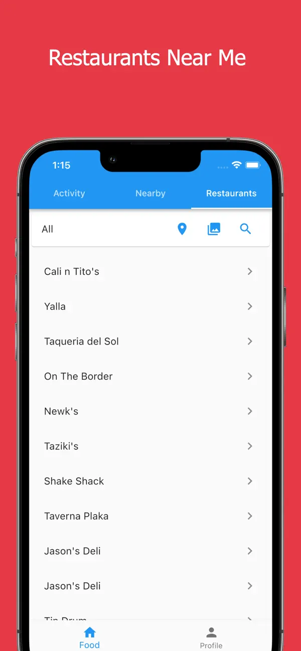 MenuScouter app screenshot showing restaurant dish recommendations