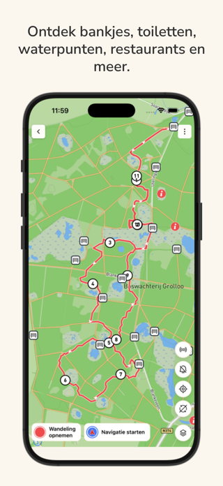 WandelWeb - De Wandelapp Screenshot 3 of 8