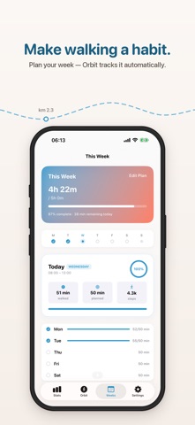 Orbit: Walking Route Planner iPhone screenshot 7