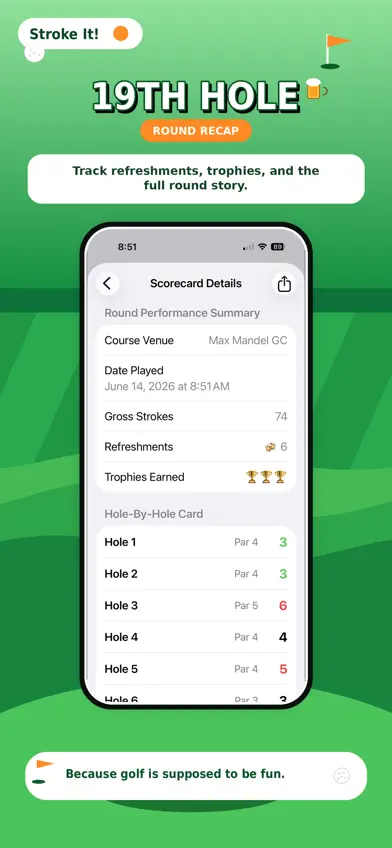 Stroke It! – Golf Scorecard screenshot 2