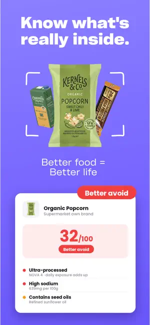 Blueberry: Food Scanner screenshot 1
