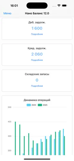 Скриншот Нано баланс на iPhone 6