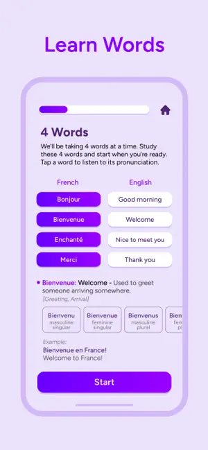 WordLingo French screenshot 2