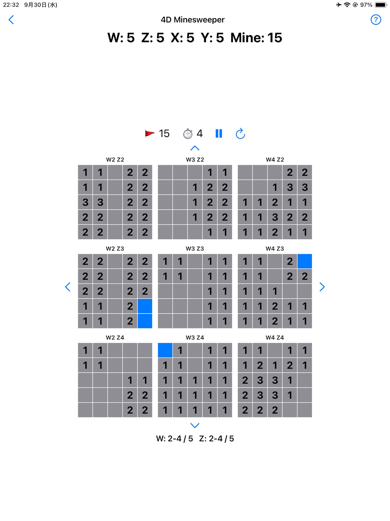 Screenshot 9 of 4D Minesweeper