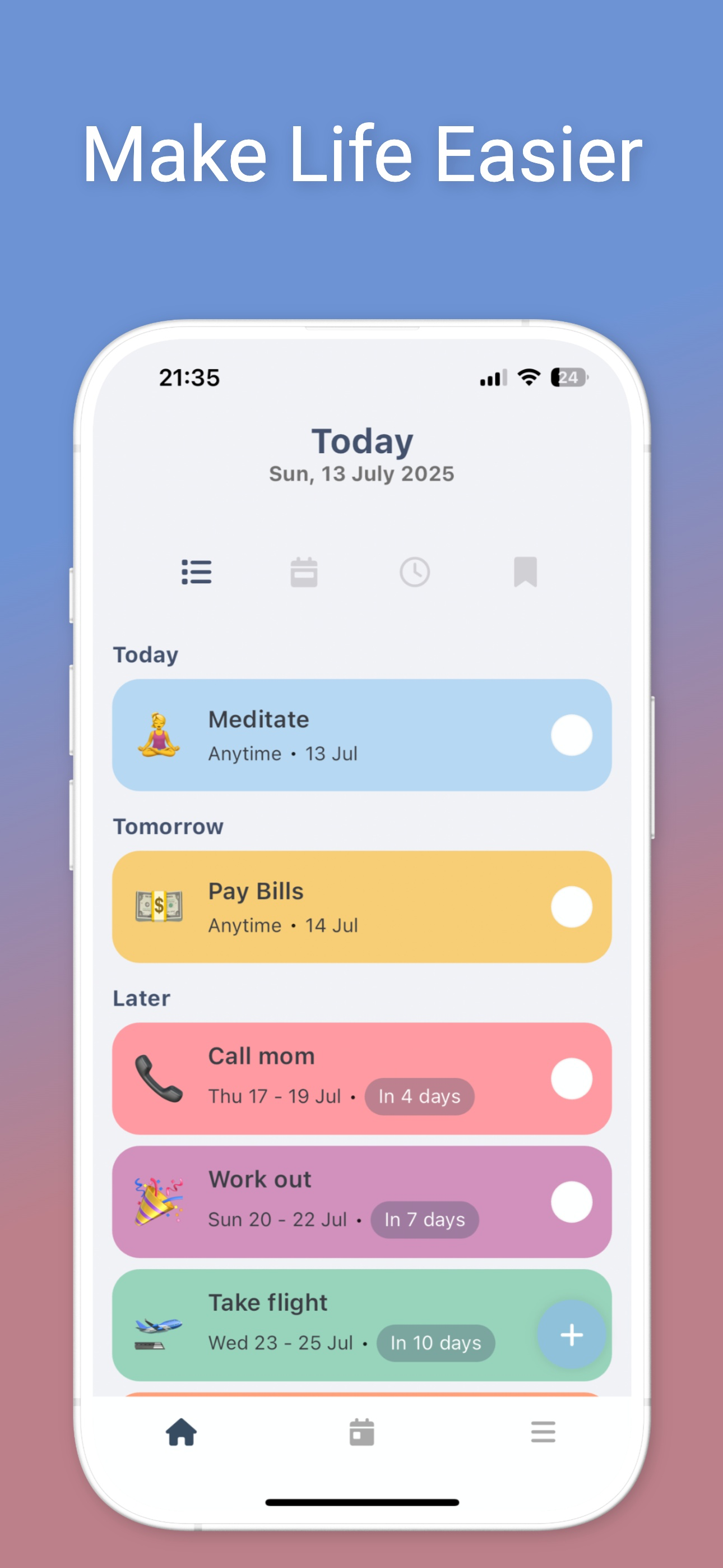 TaskTiny - Easy Task Planner