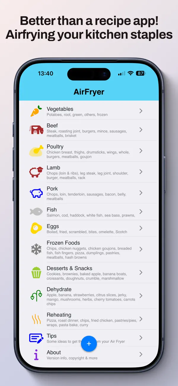 Screenshot #1 pour AirFryer