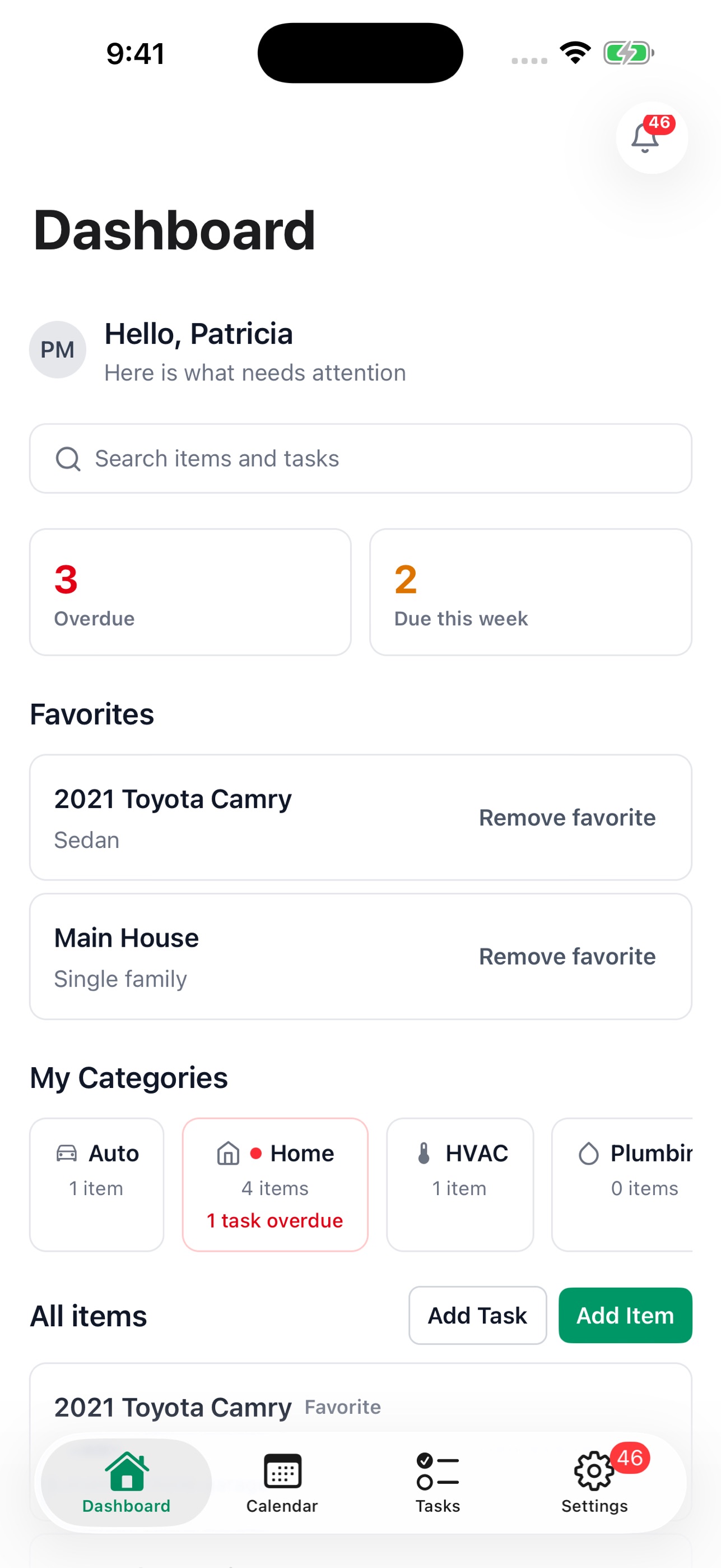 Screenshot 1 of TaskSync: Life Organizer