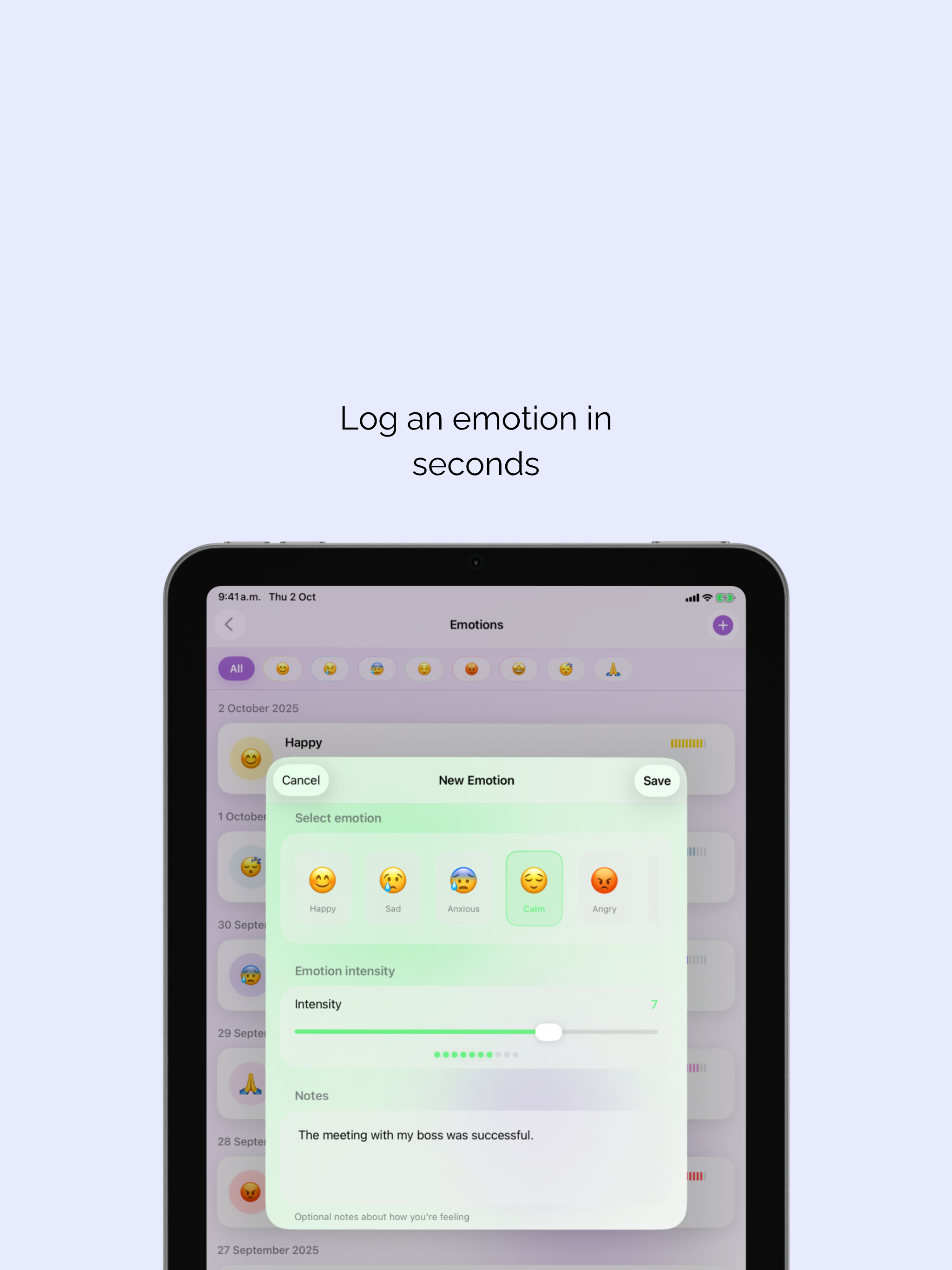 WaldenVibes - Emotion Tracker screenshot 10