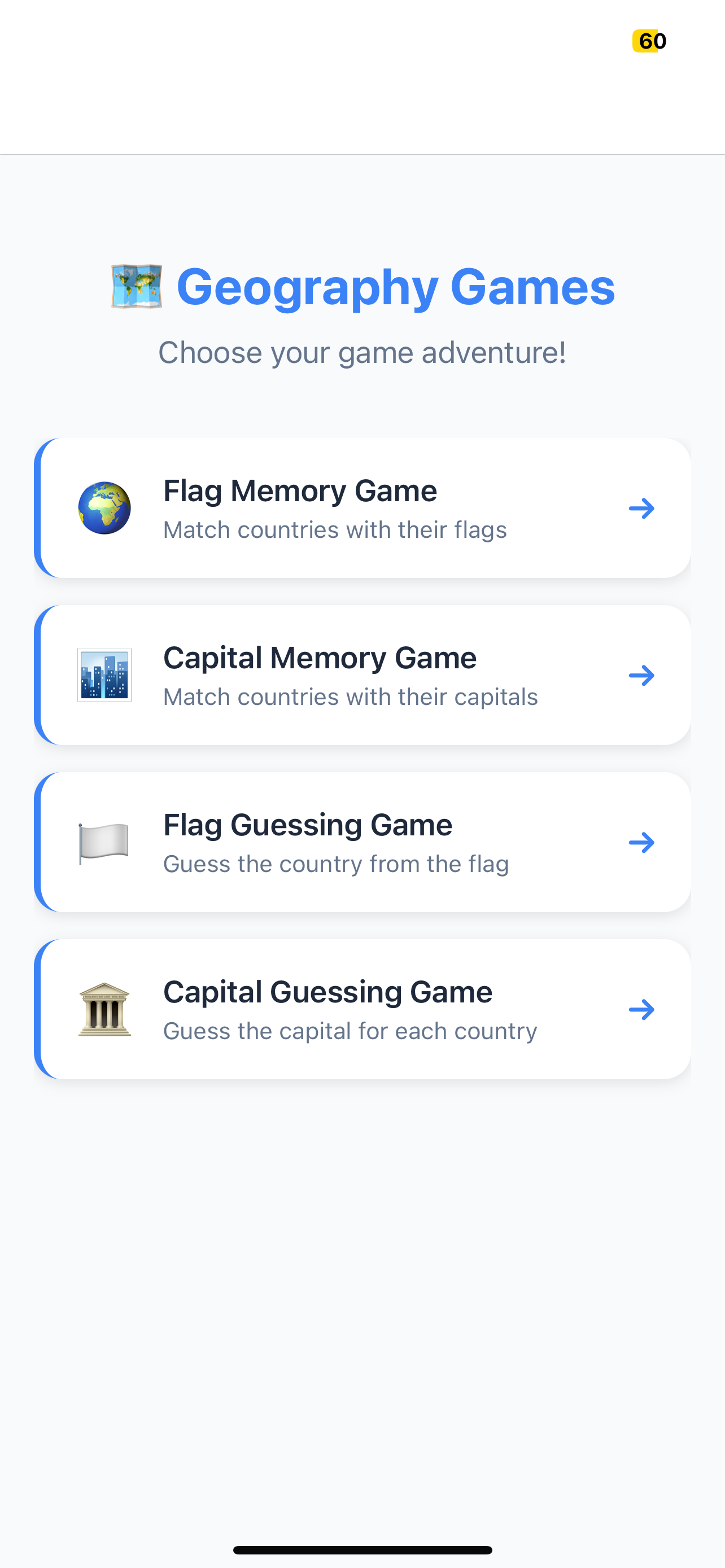 GeoManiac Game