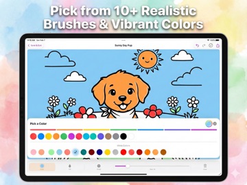 ColorMagic: Coloring Book iPad screenshot