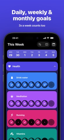 HYBBIT: Habit Tracker & Goals Screenshot 2 of 8