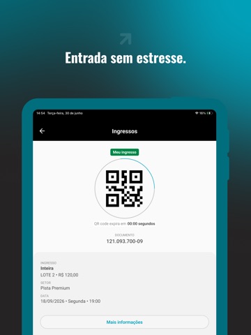 Total Acesso Ingressos iPad screenshot 3