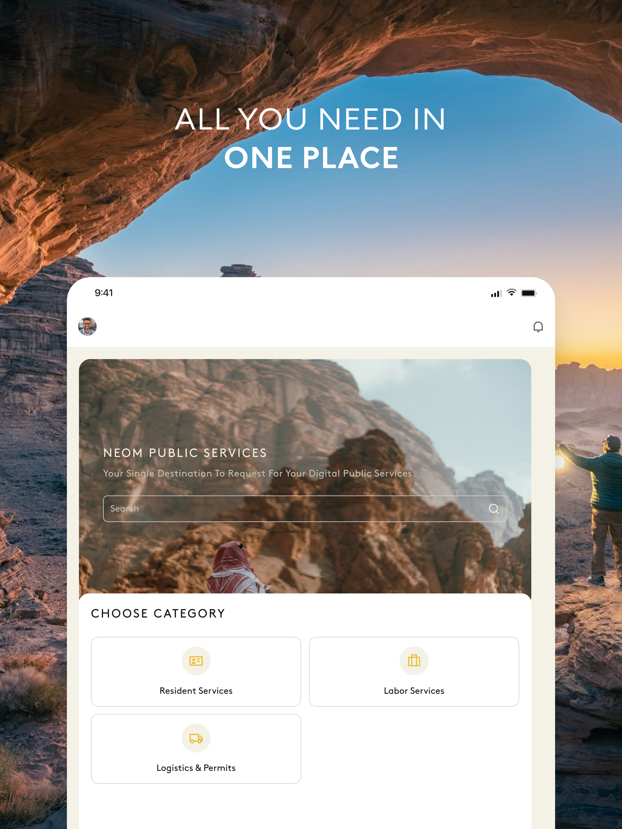 NEOM public services