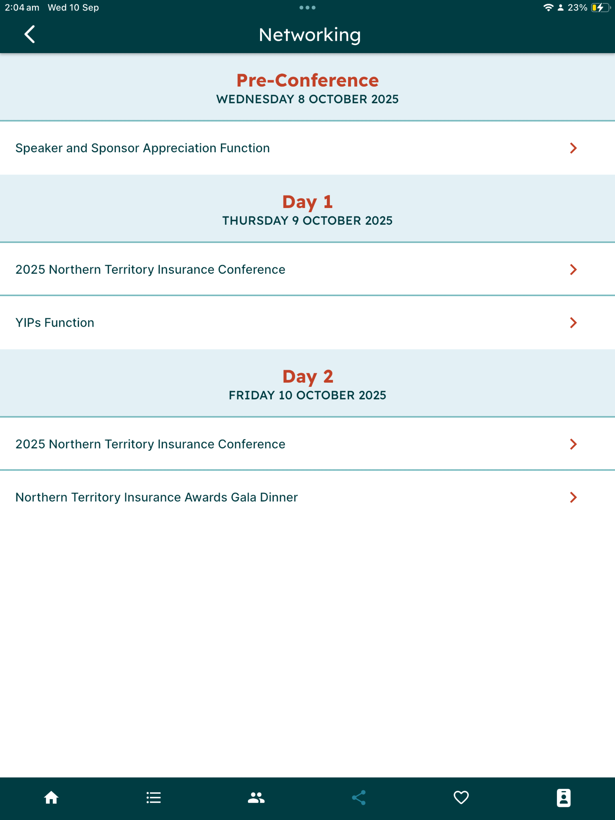 NT Insurance Conference screenshot 7