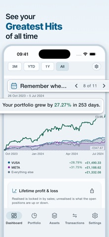 Tracker 212: Stocks Portfolio iPhone screenshot