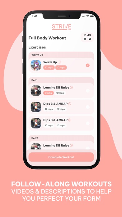 Strive by KKFIT iPhone screenshot 3 - Health & Fitness app
