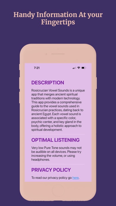 Rosicrucian Vowel Sounds Screenshot