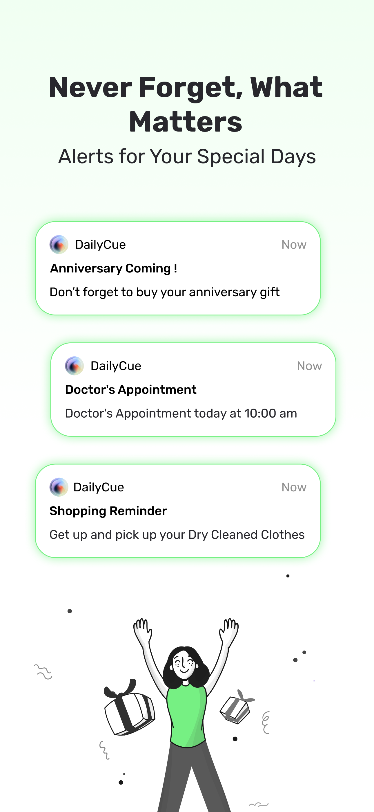 Daily Cue: Voice Note Reminder
