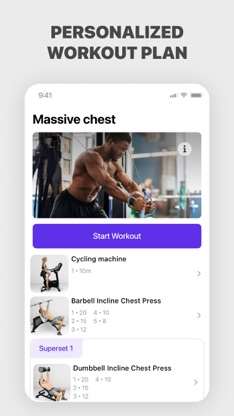 Fitness: Workout for Gym|Home screenshot 1