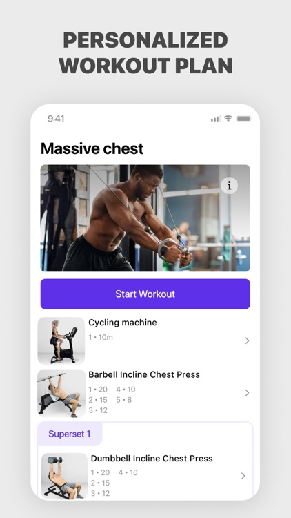 Fitness: Workout for Gym|Home screenshot-0
