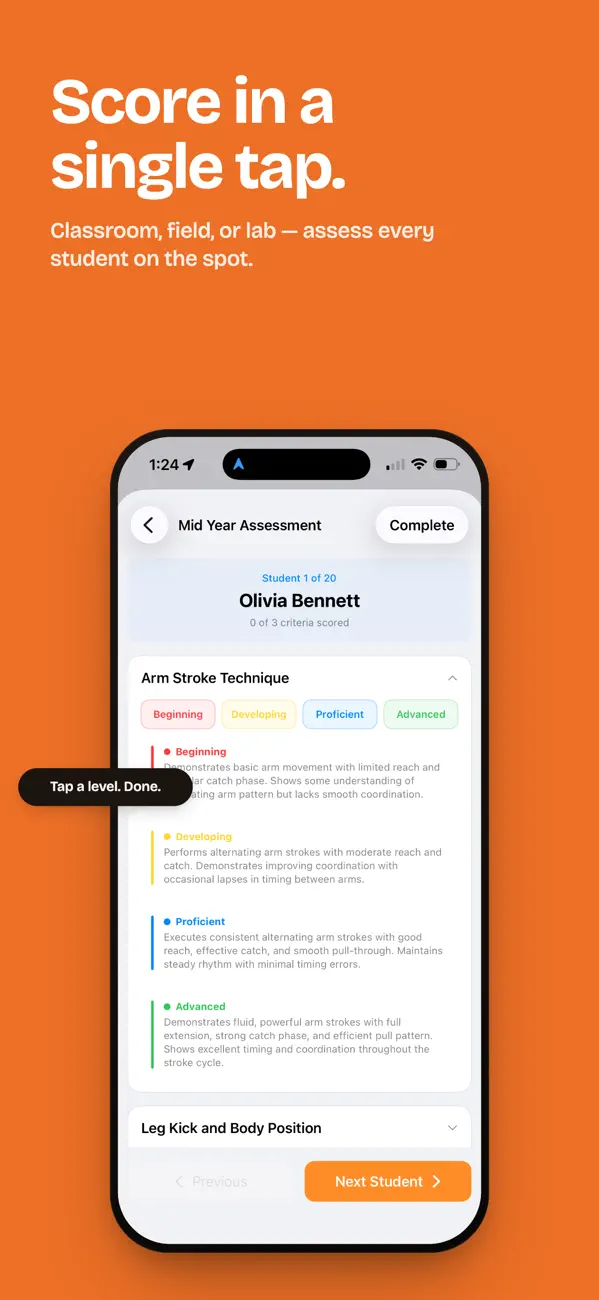 Screenshot #3 pour Easy Rubric: Grader & Builder