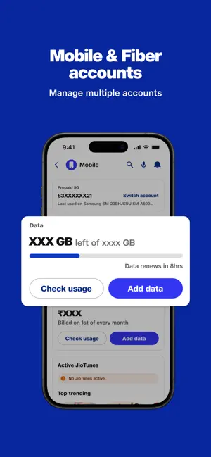 MyJio: For Everything Jio iPhone screenshot 2