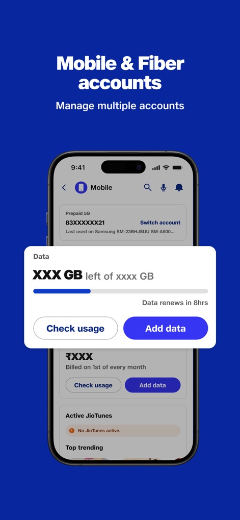 MyJio: For Everything Jio - Account Management