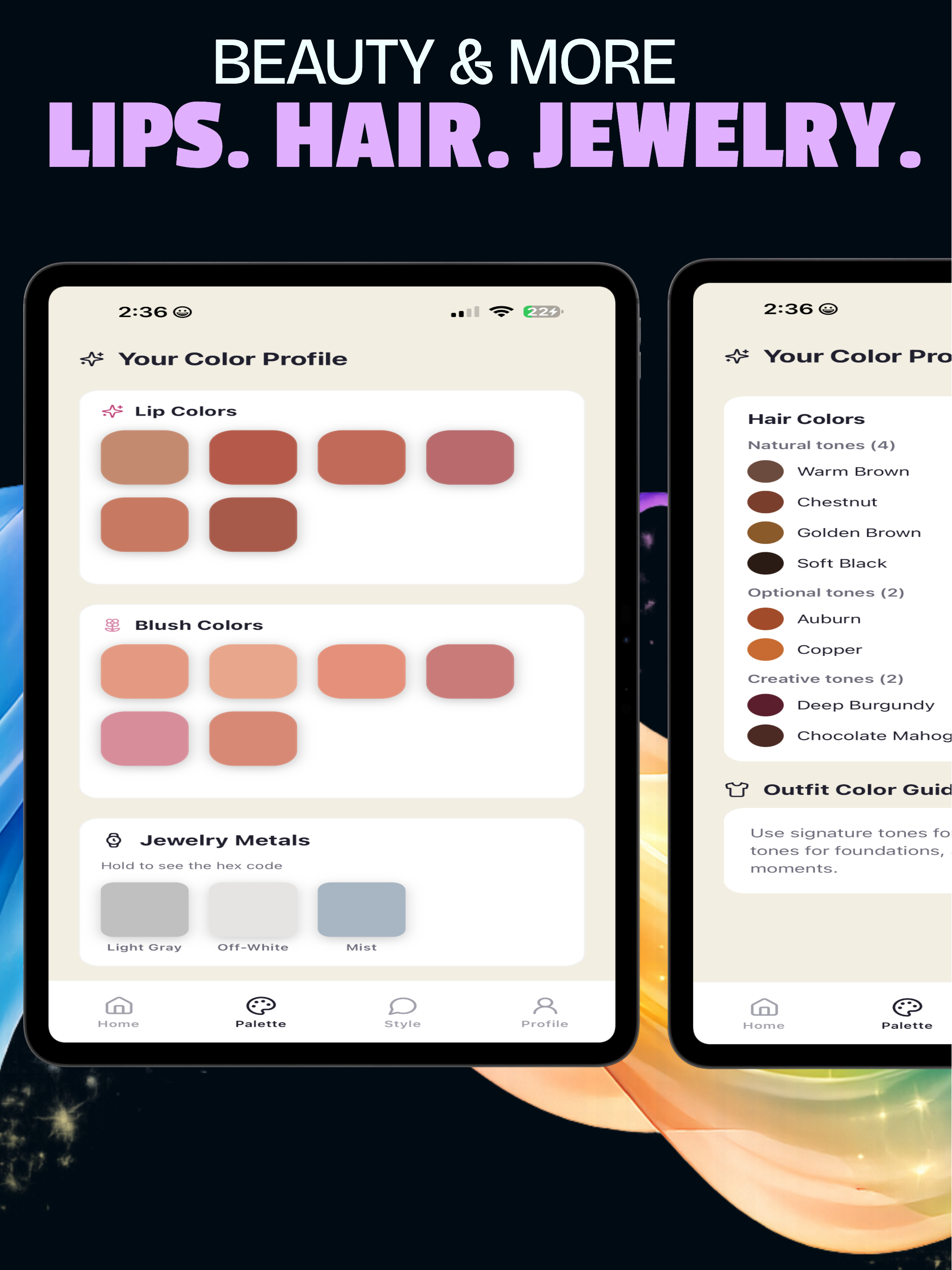 Color Analysis - Tone & Fit