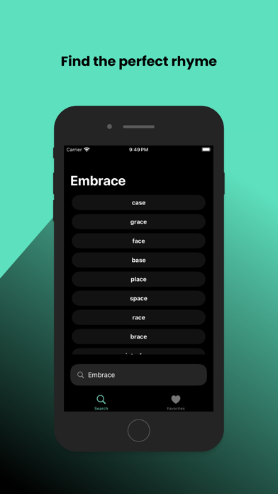 Rhymate app screenshot