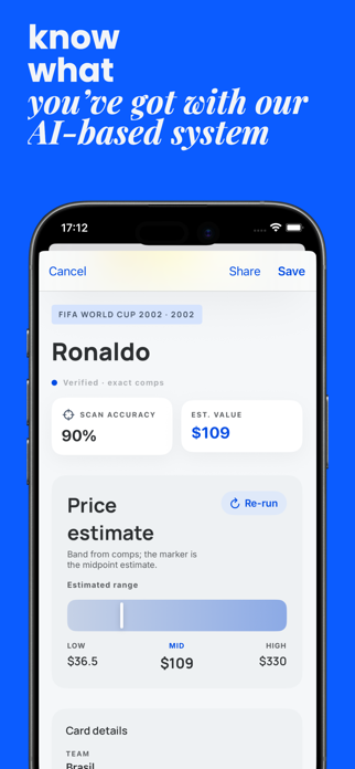 Soccer Card Value Scanner Screenshot 4 of 4