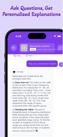 Statistics AI: Math Solver Screenshot 6 of 6