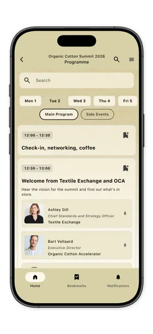 Organic Cotton Summit 2026 screenshot 3