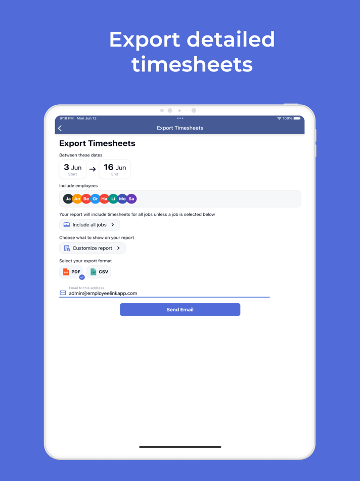 #3. Work Hour Tracker・EmployeeLink (iOS) 作者: Morgan Trudeau