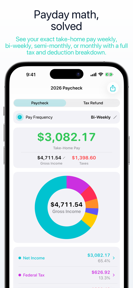 My Paycheck Calculator screenshot 5