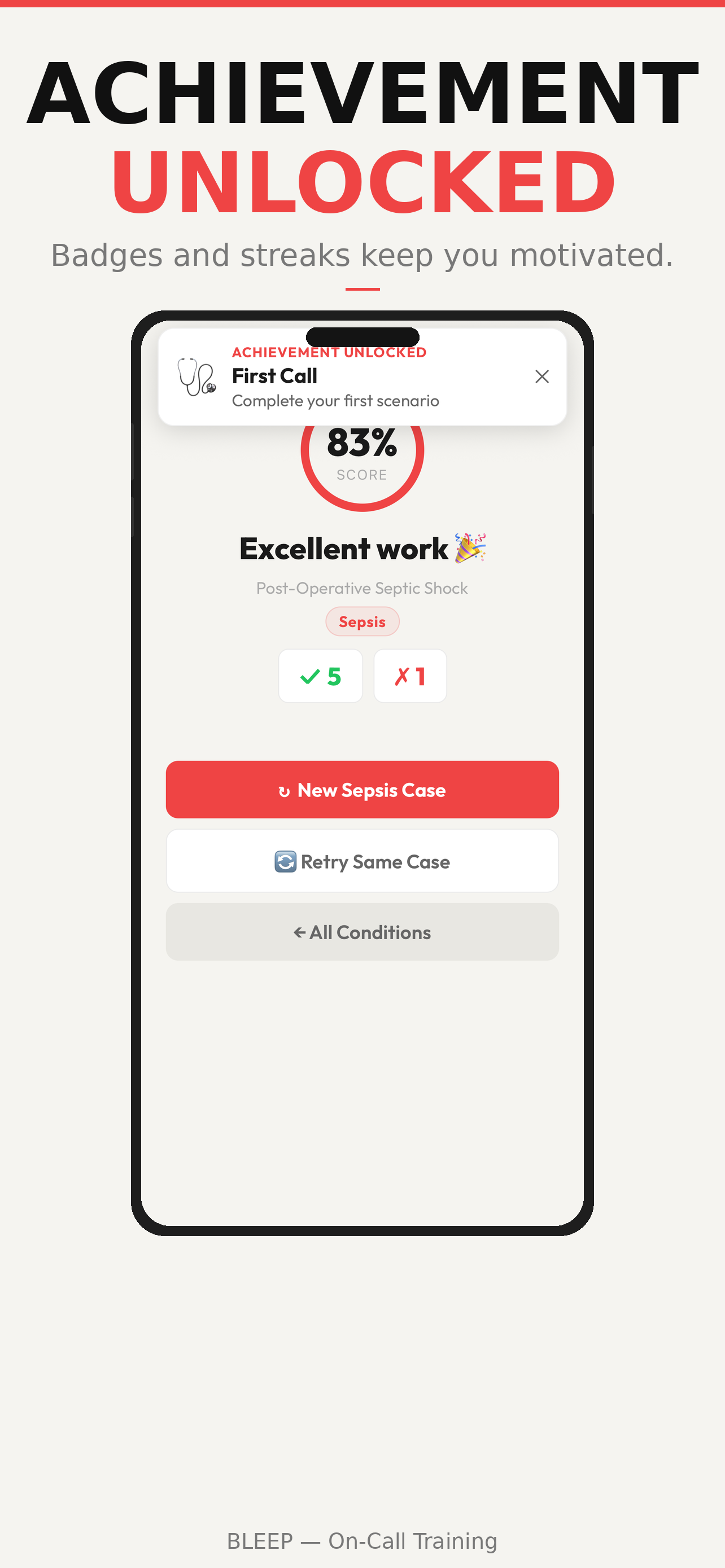 BLEEP - On-Call trainer screenshot 10