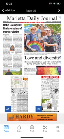 Marietta Daily Journal screenshot
