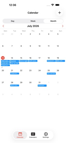 Calendar Widget: Day & Month Screenshot 7 of 7