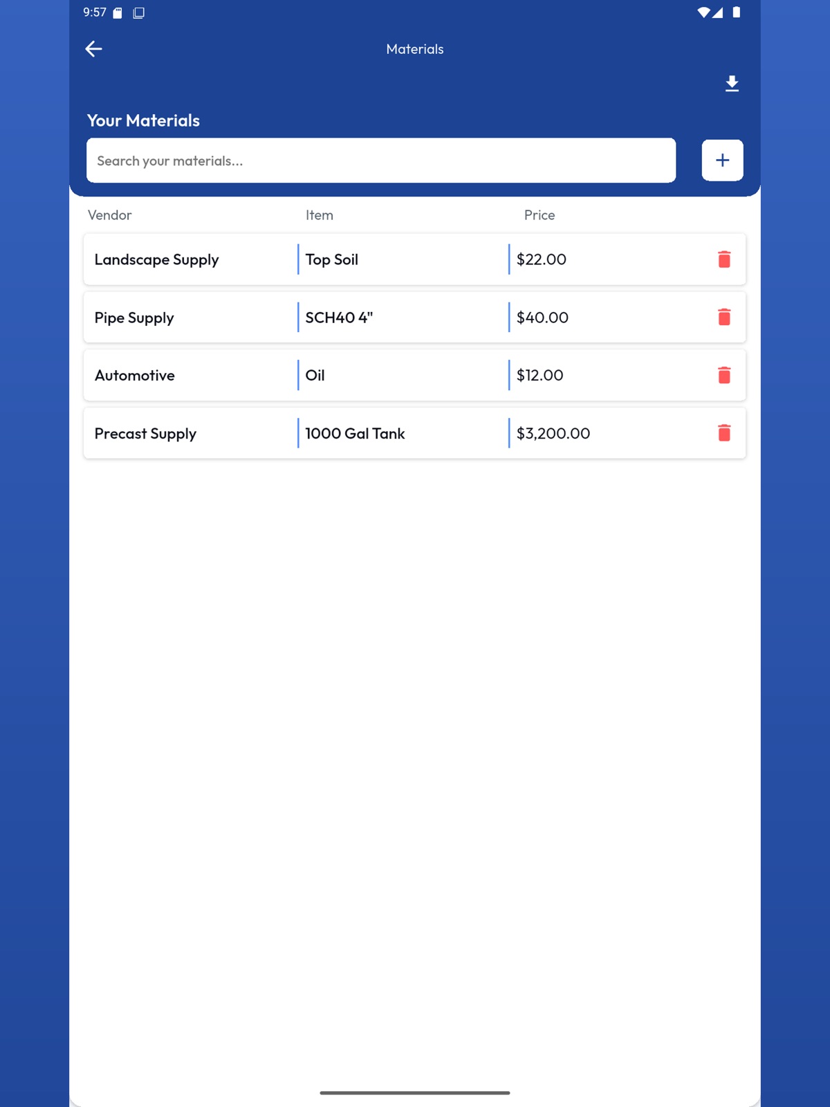 ProList: Job Profit Tracker ipad screenshot 4