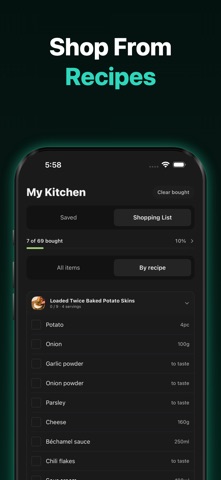 Guston: Recipe Saver & Kitchen screenshot