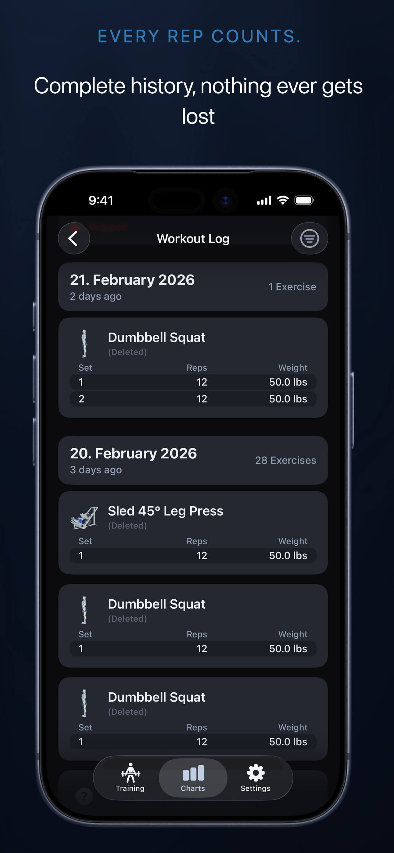 VigiGym : Workout Tracker