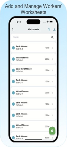 Workmant screenshot