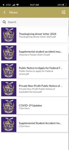 Holland ISD screenshot