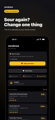 zerobrew: coffee dial-in Screenshot 4 of 6