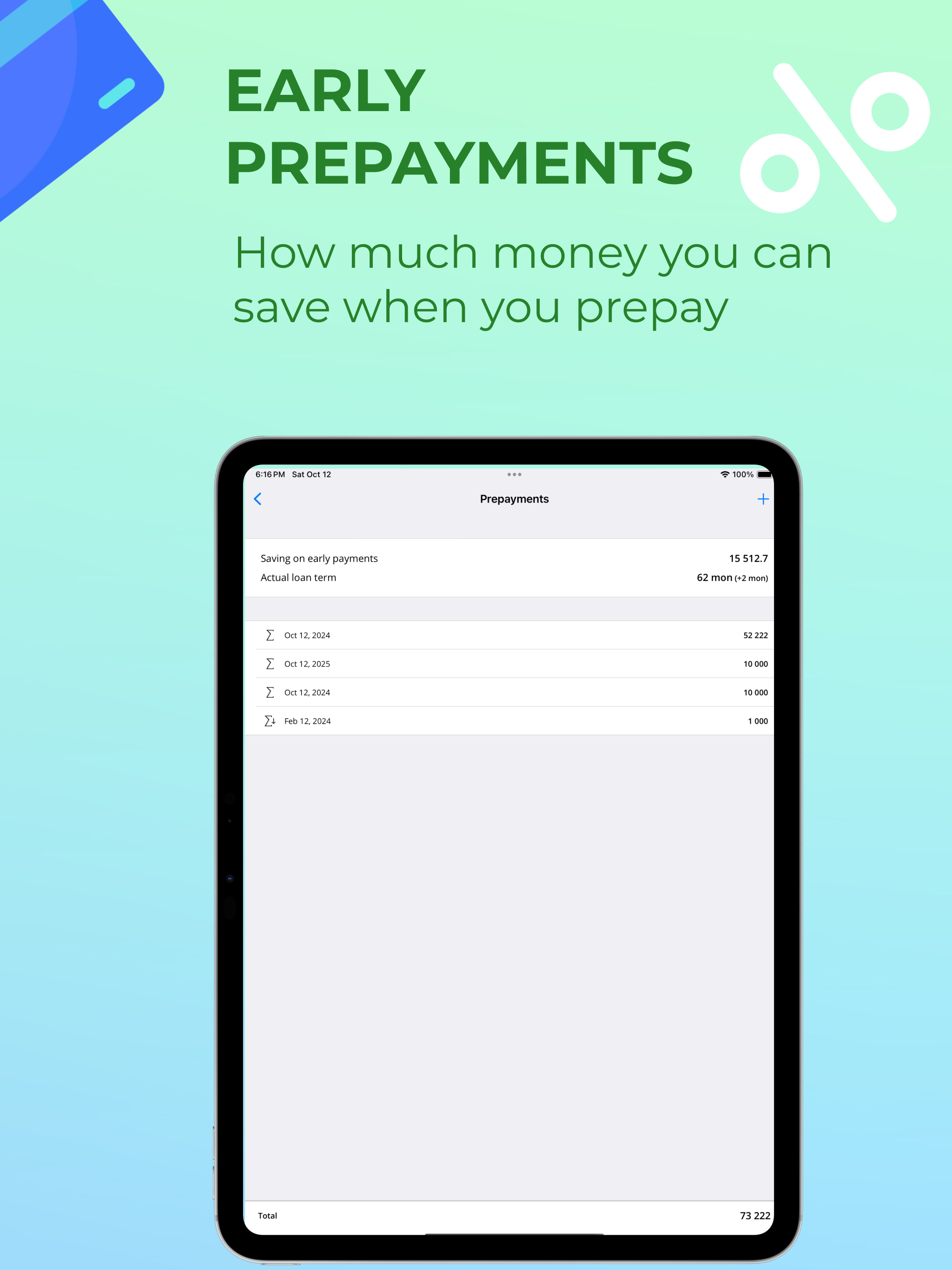 Loan Calculator with Extras screenshot 8