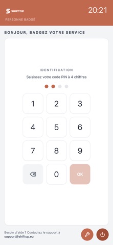 Shiftop Badgeuse screenshot 2