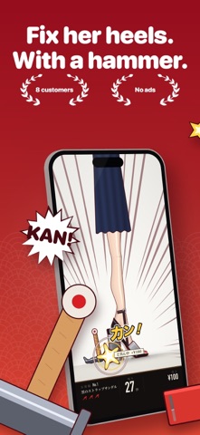 Kakato: High Heels Hammer screenshot 1