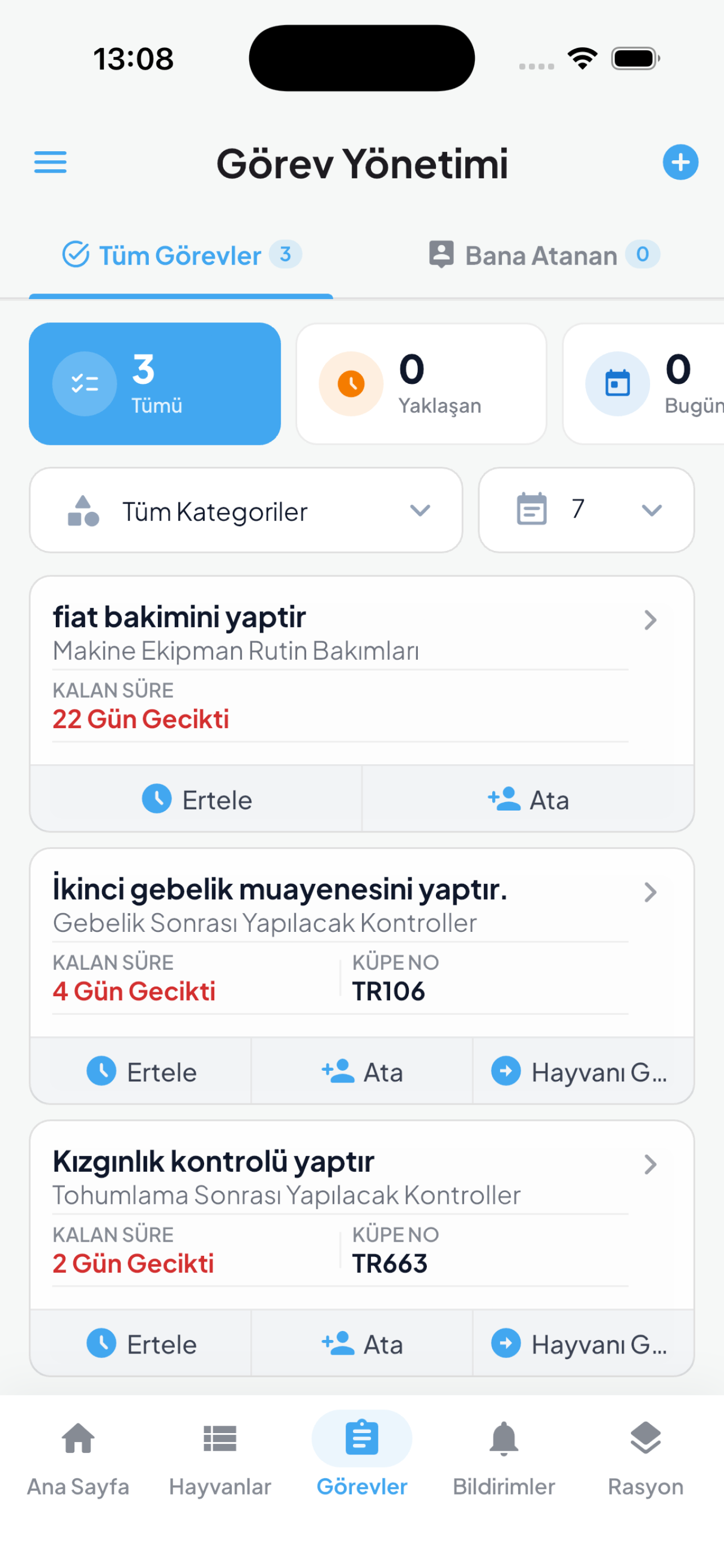 Tarım CAN Sürü Yönetimi